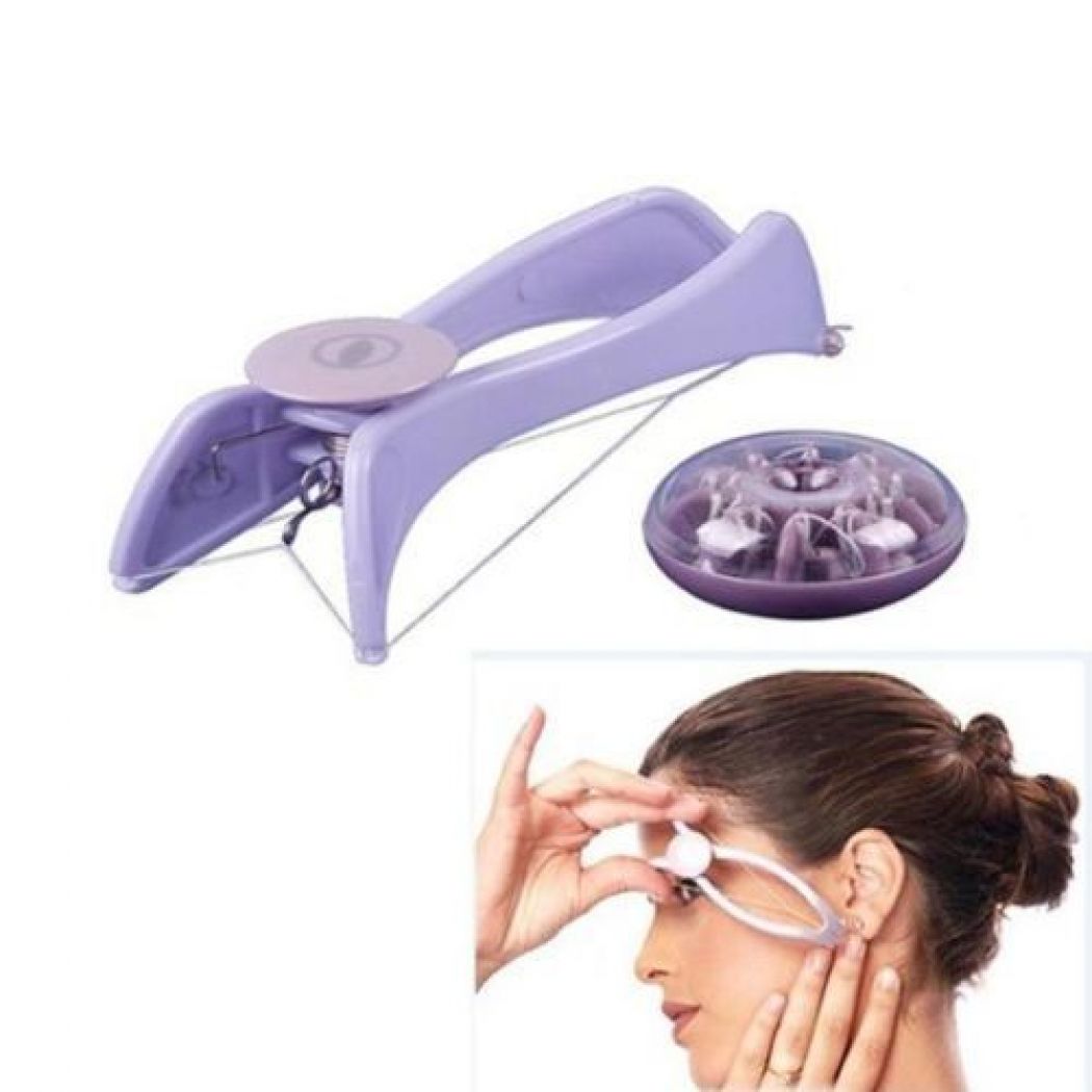 Combo 2 Slique Hair Threading Hair Removal + Battery Operated Massaging Hair Brush 